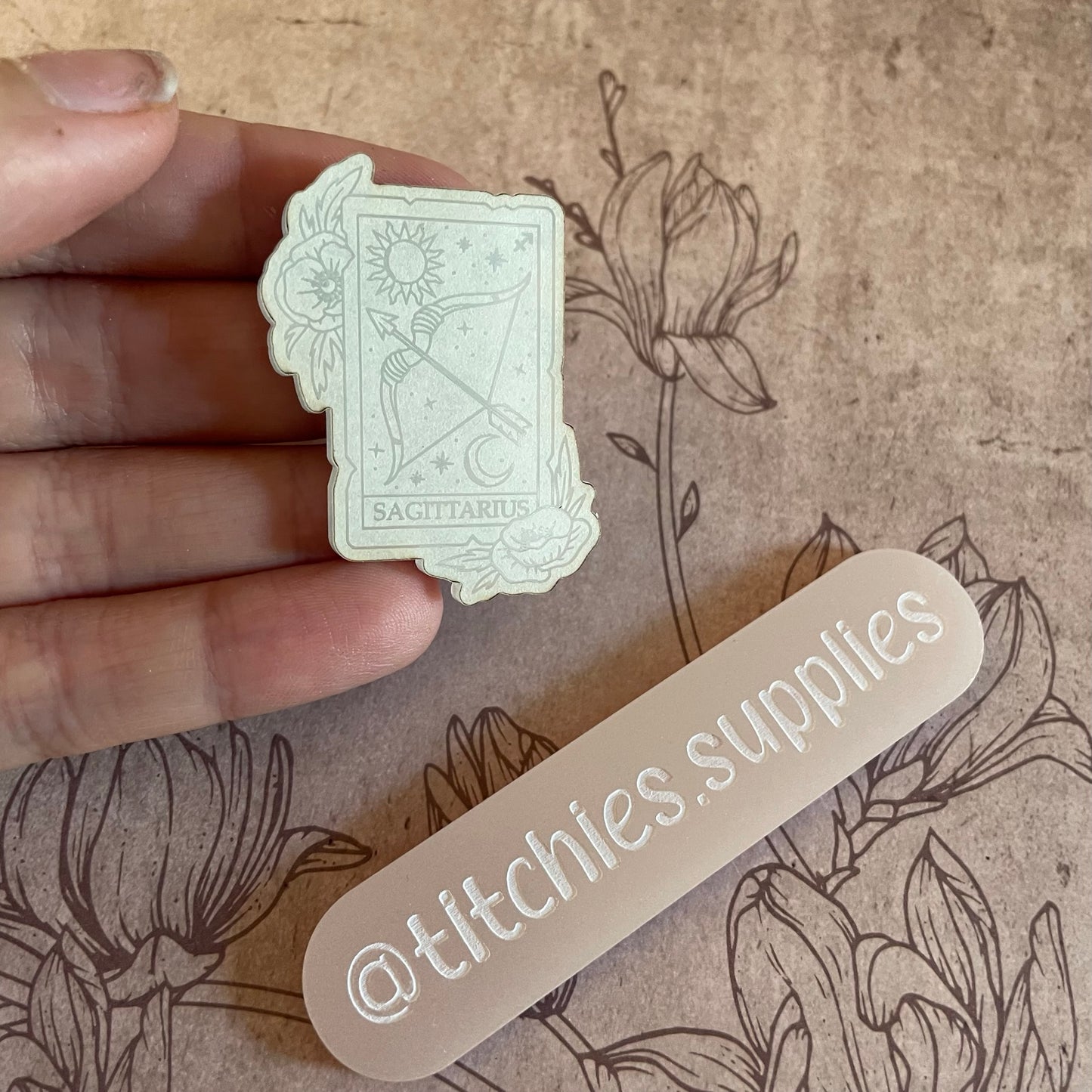 Star Sign Floral Tarot Cards Mould - Choose the Card
