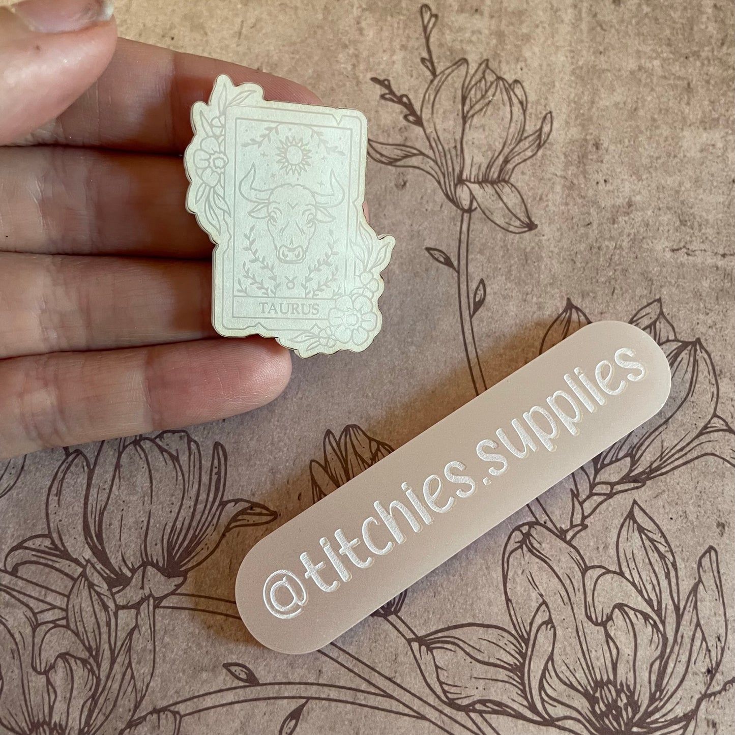 Star Sign Floral Tarot Cards Mould - Choose the Card