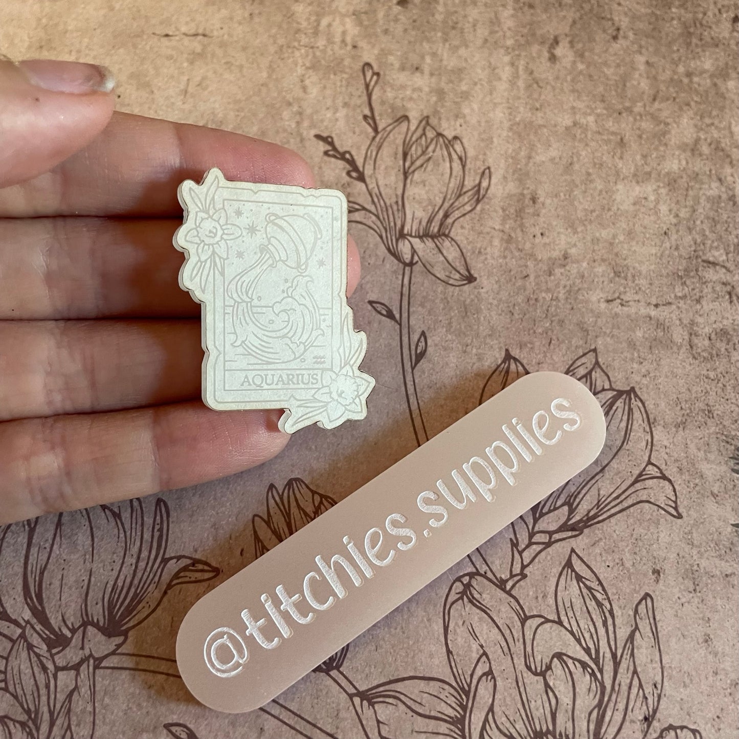 Star Sign Floral Tarot Cards Mould - Choose the Card