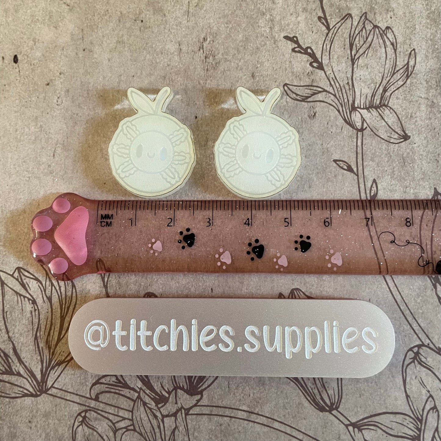 Peach Axolotl Mould - Nichiiexe Designs