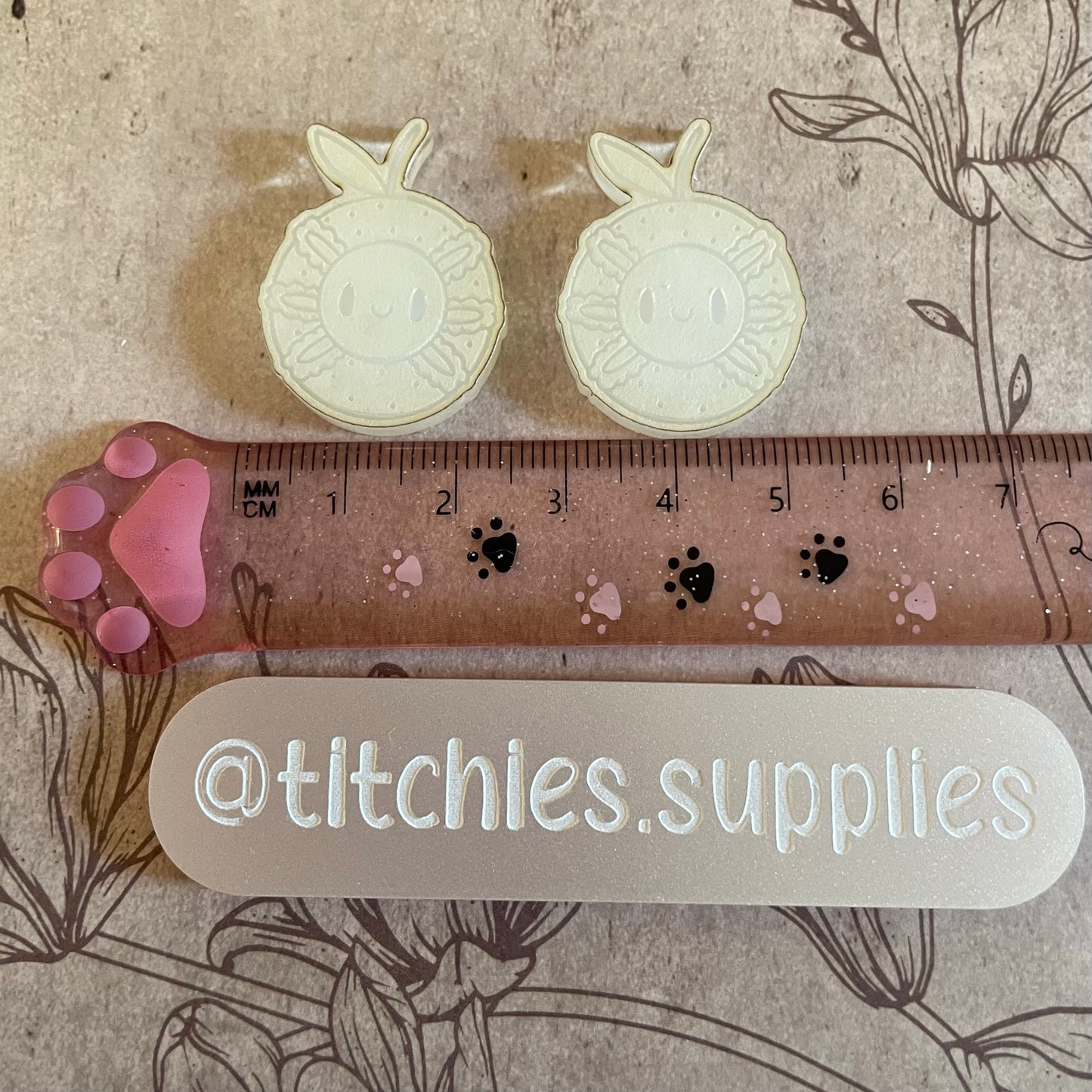 Orange Axolotl Mould - Nichiiexe Designs