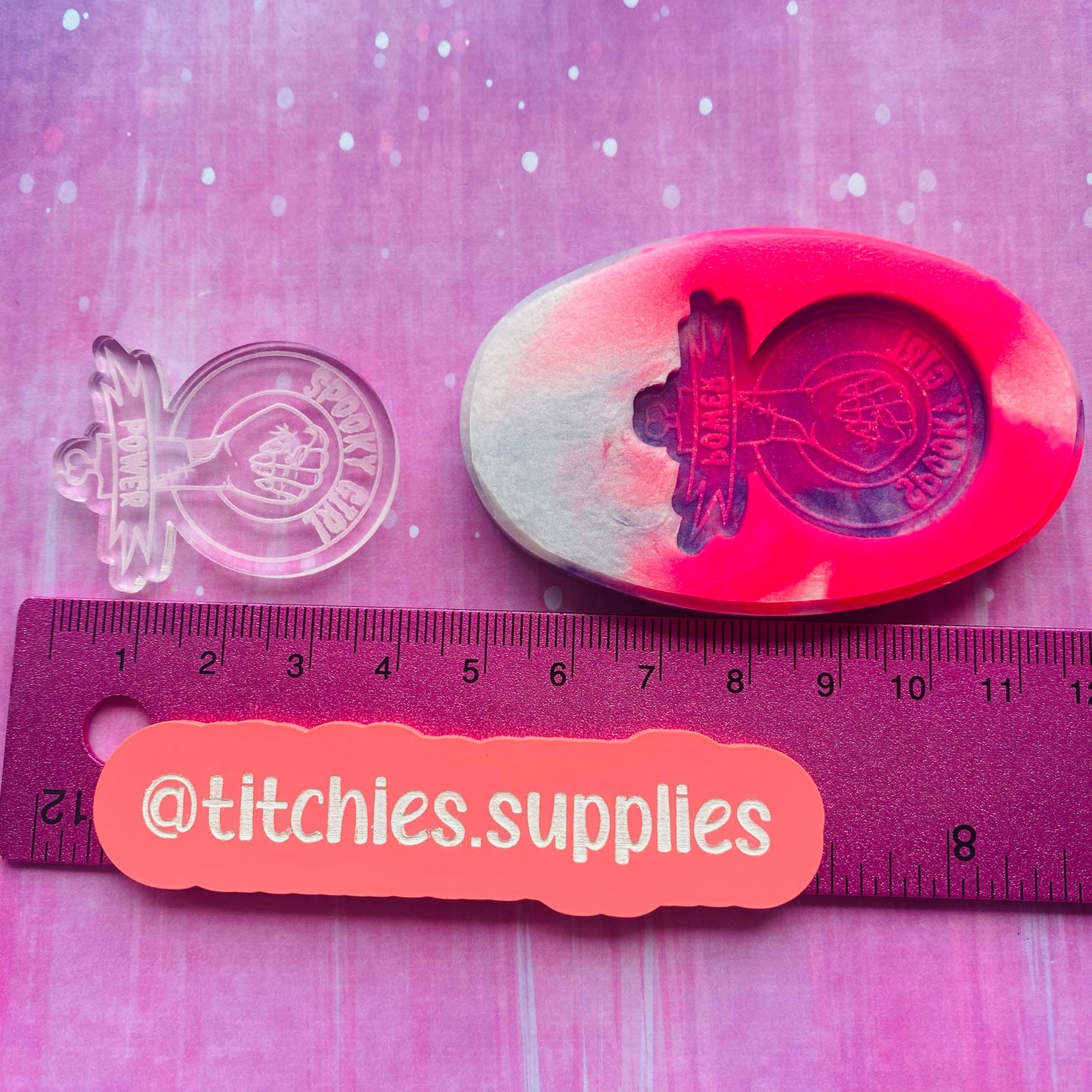 Spooky Girl Power Fist Cab Mould