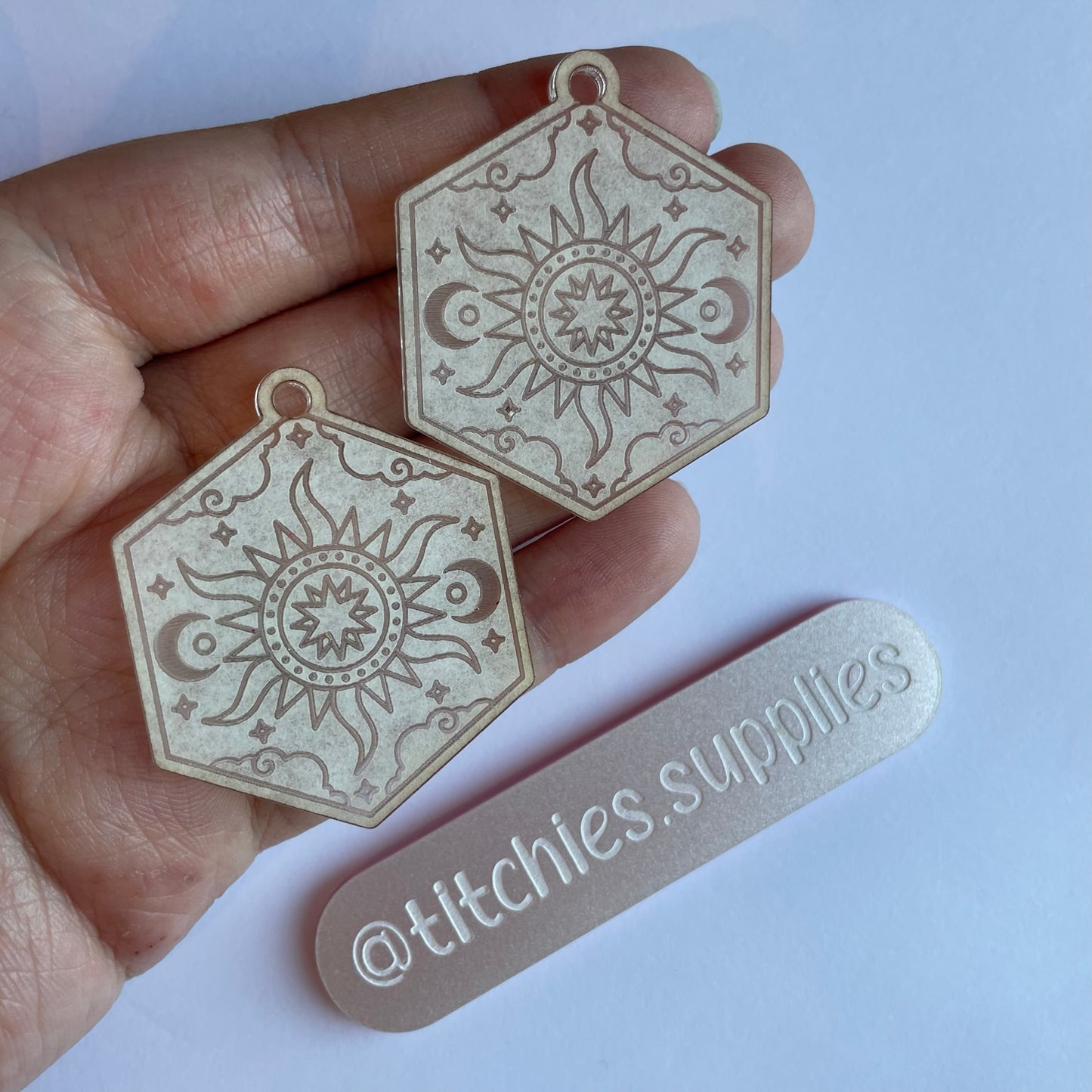 Elegant Sun Earring Mould