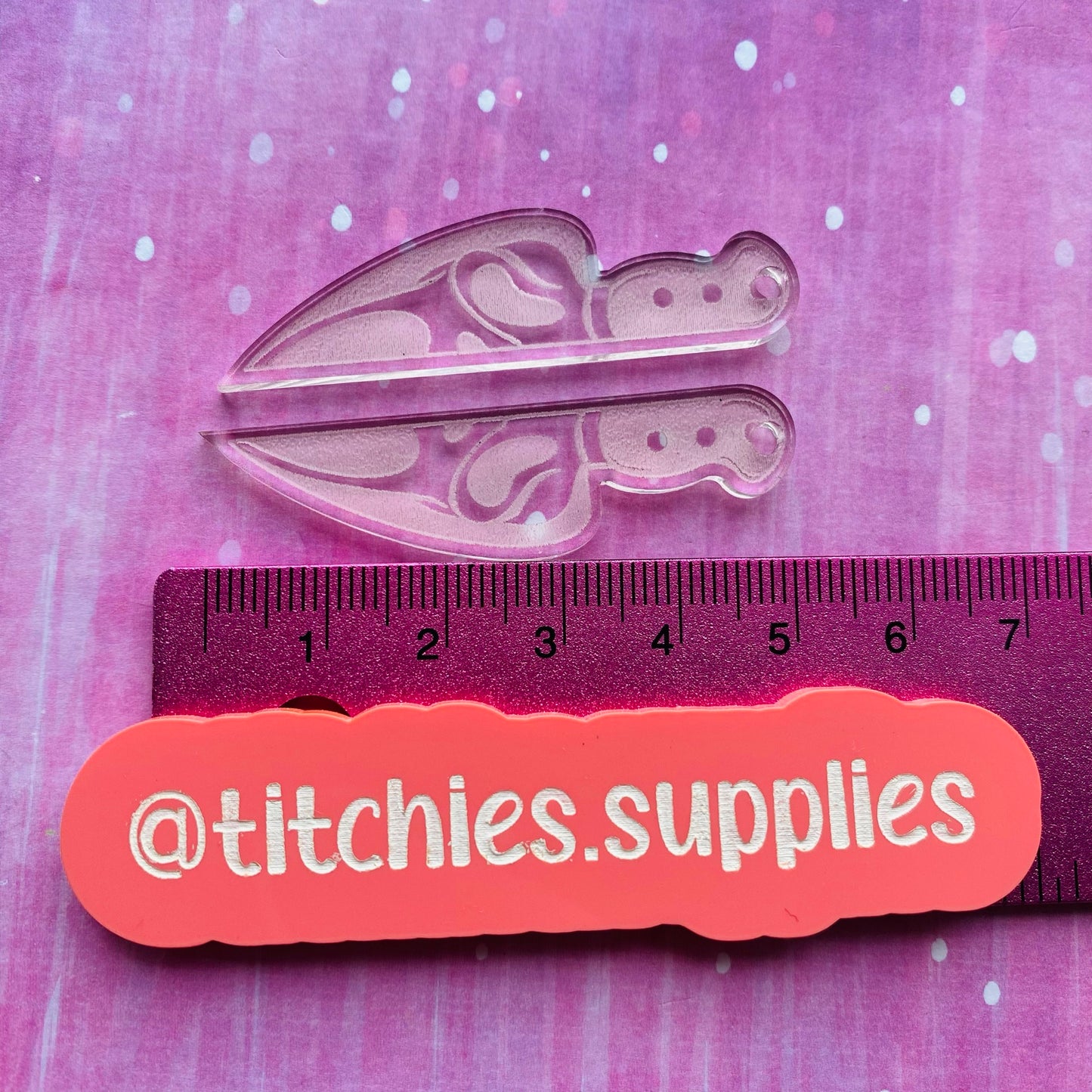 Horror Earrings Knife Mould - Horror Scream