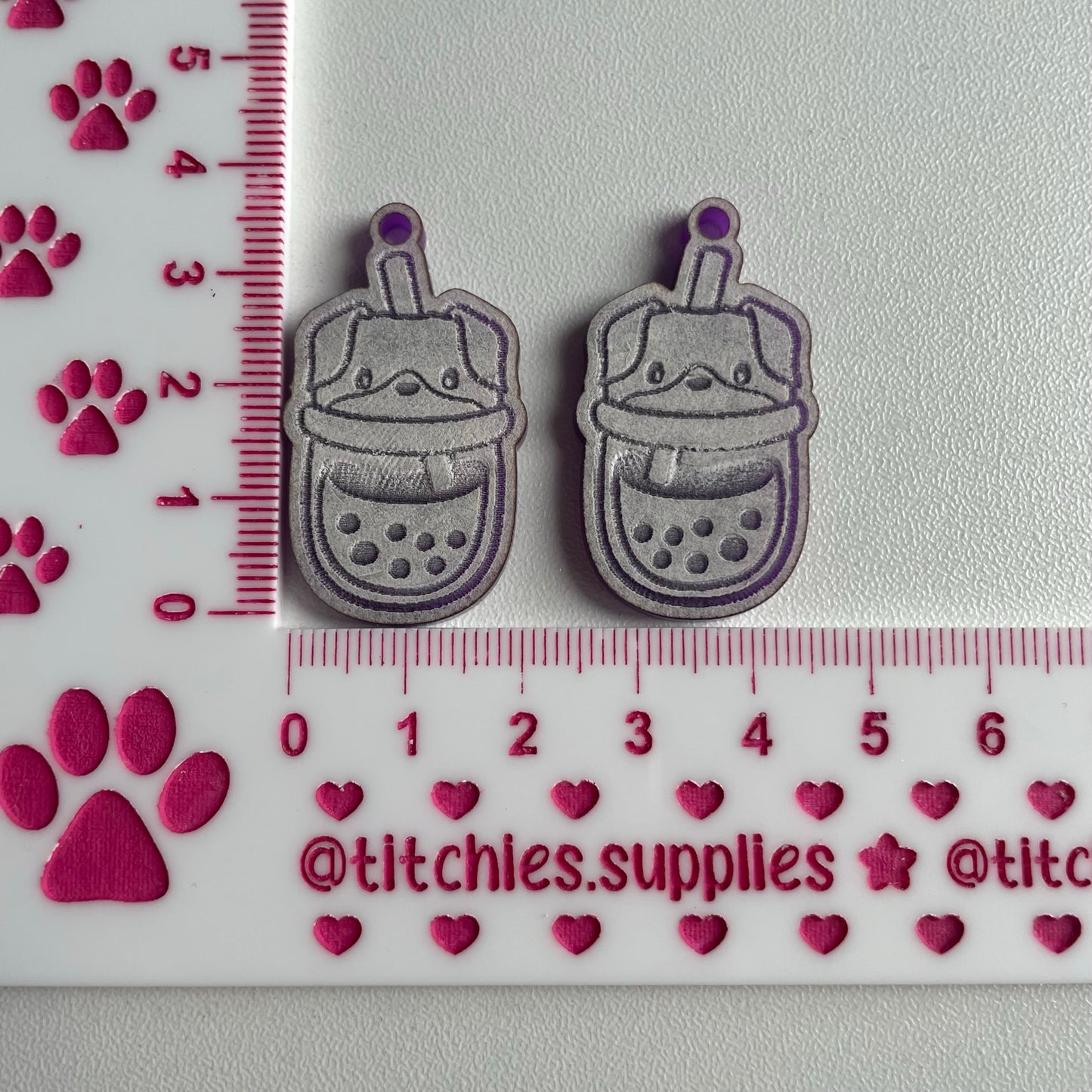 Puppy Boba Earring Mould