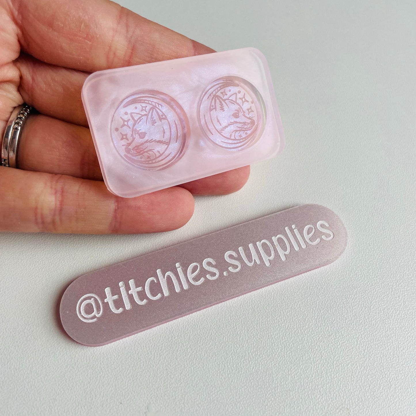 Mystic Fox Moon Stud Mould