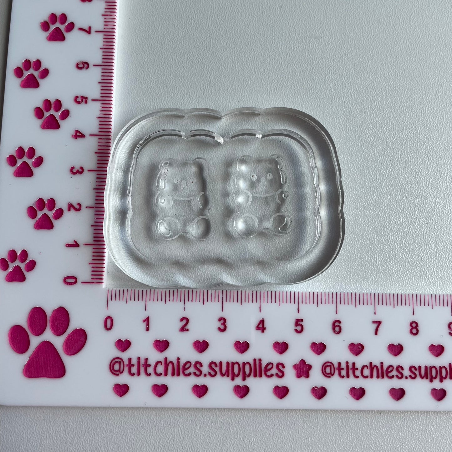 Kawaii Gummy Bear Stud Mould