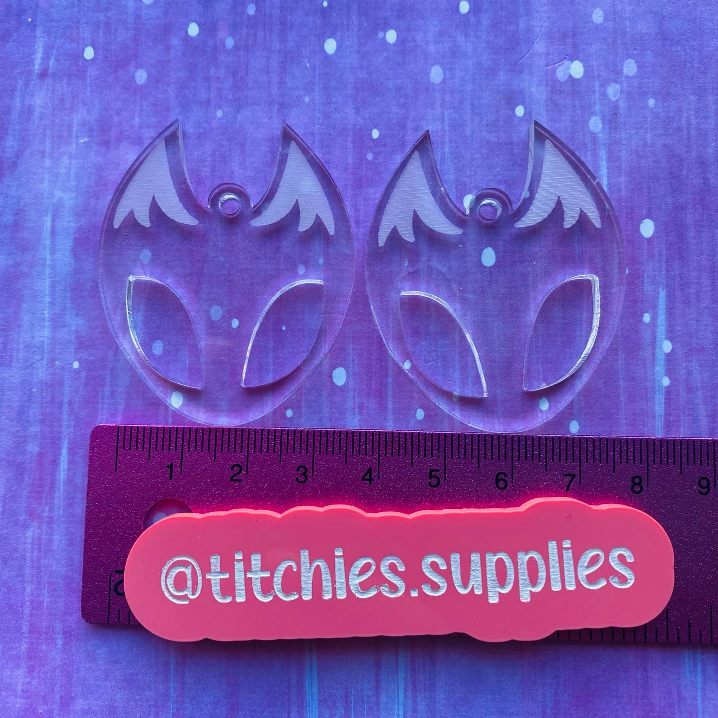Kawaii Kitsune Earring Mould