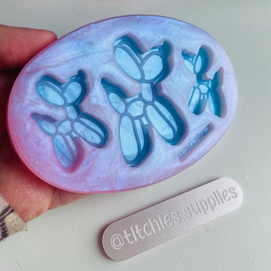 Balloon Dog Trio Mould, 5mm Thick