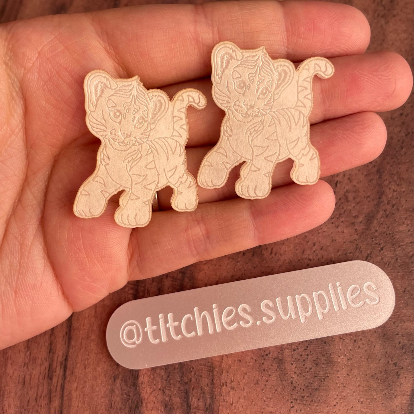 Kawaii Tiger Earring Mould