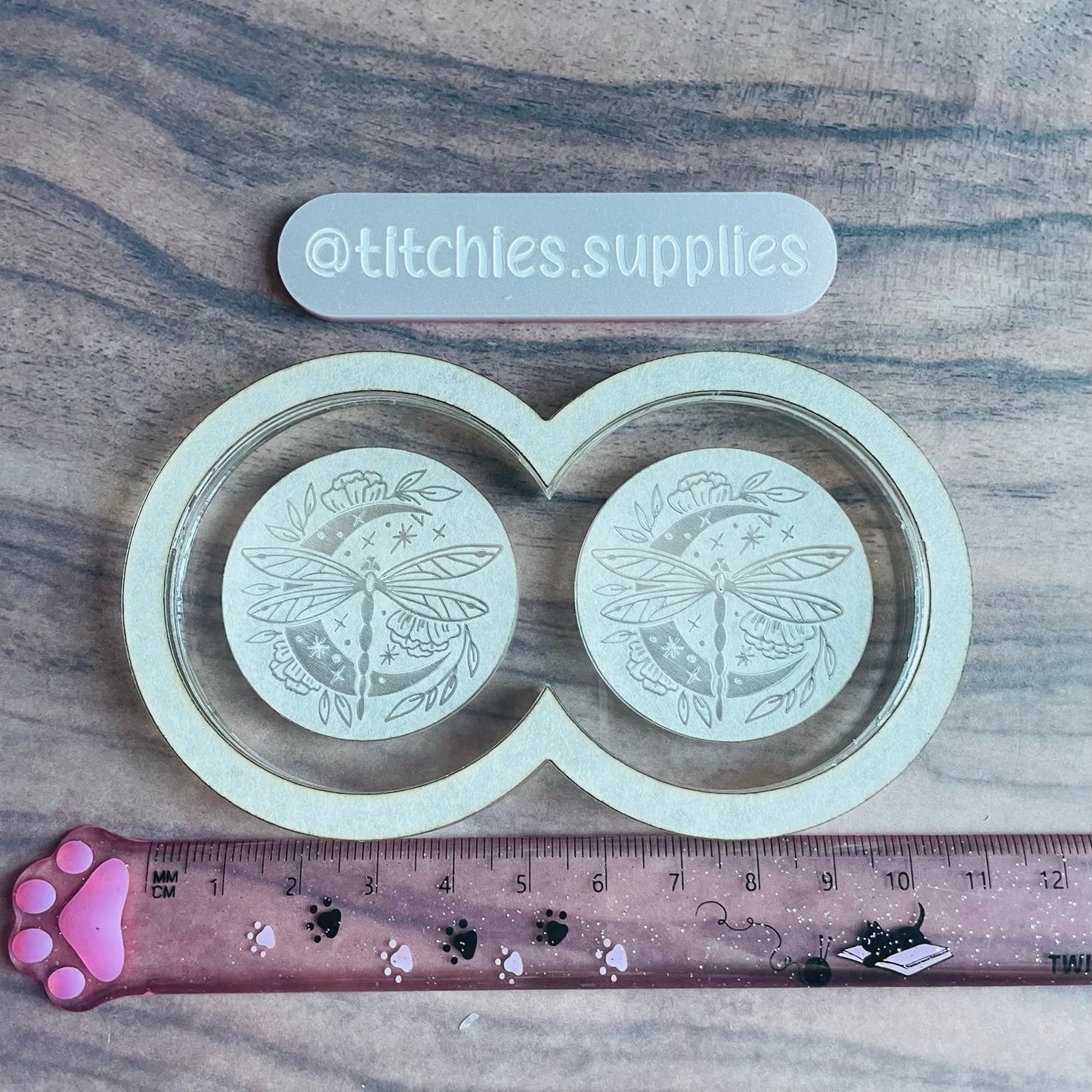 Dragonfly Moon Earring Mould
