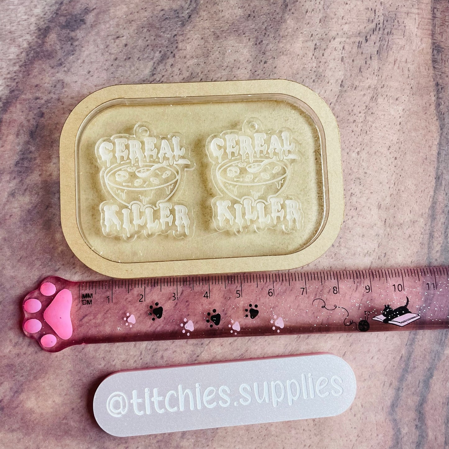 Cereal Killer Bowl Earring Mould