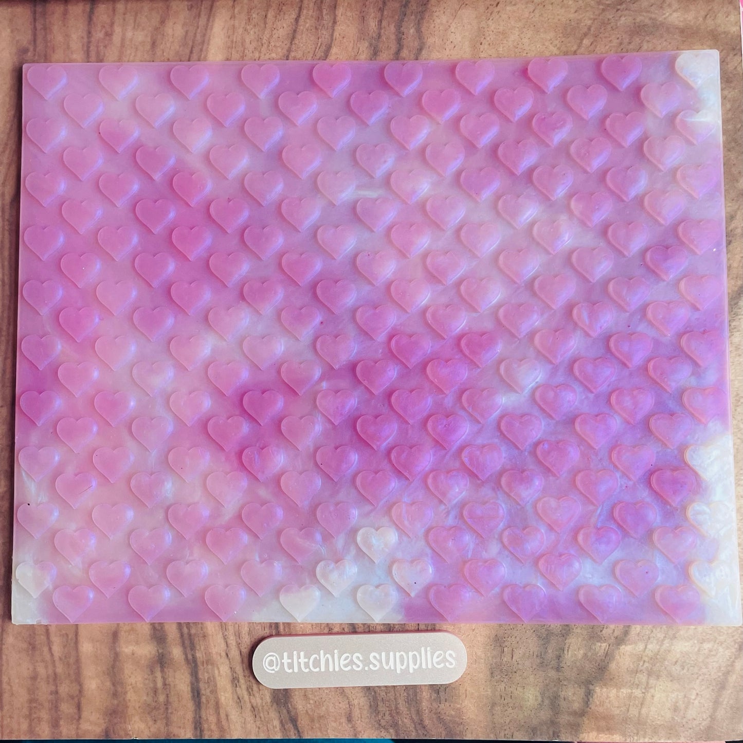 Heart Silicone Doming Mat