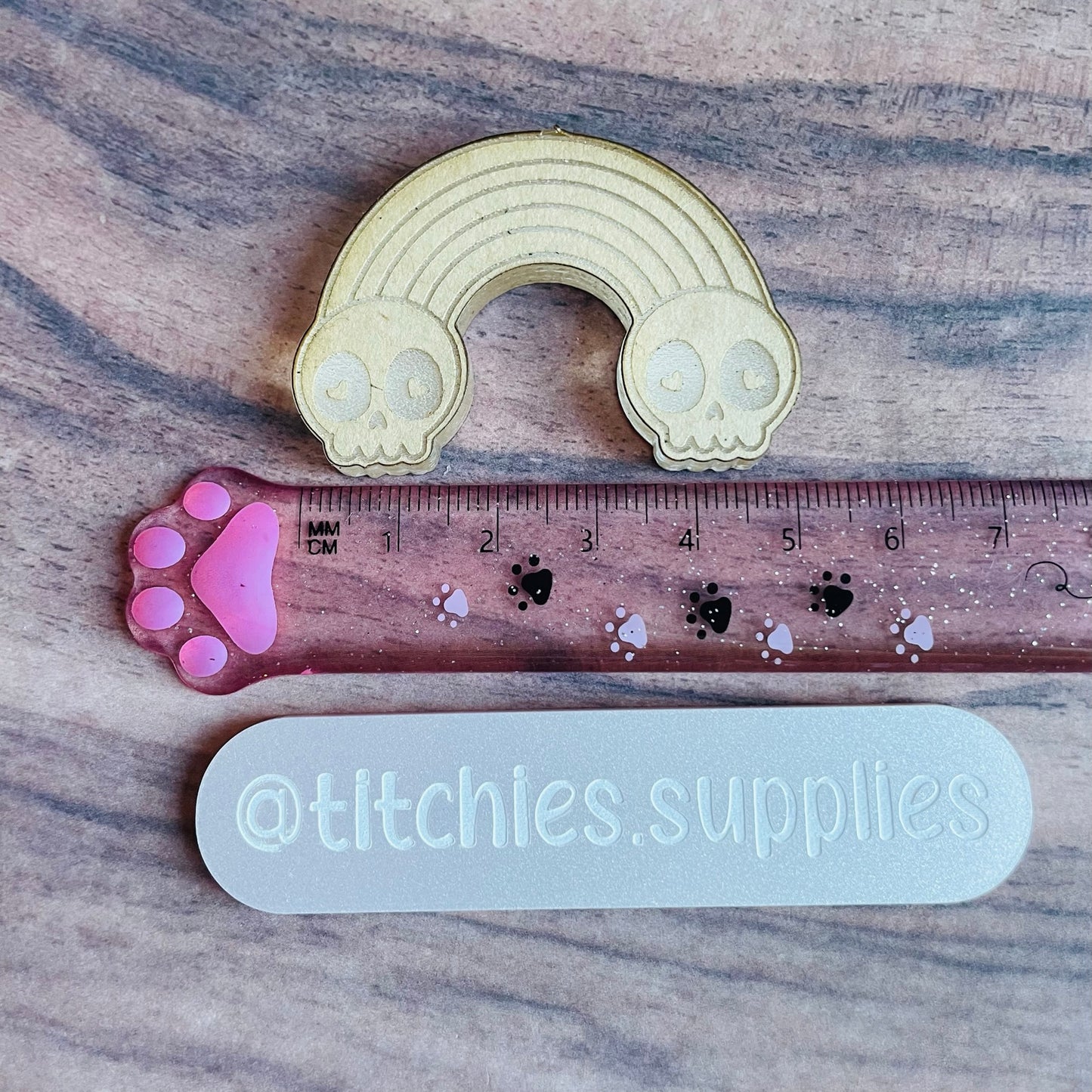 Skull Rainbow Cab Mould, 6mm Thick