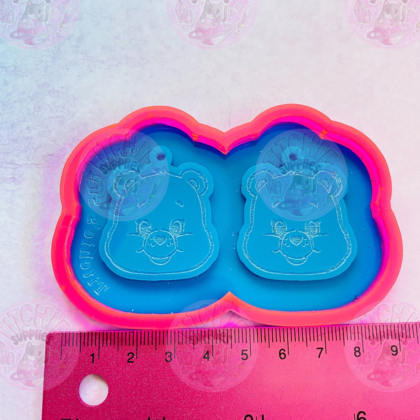 Bear Face Earrings Mould