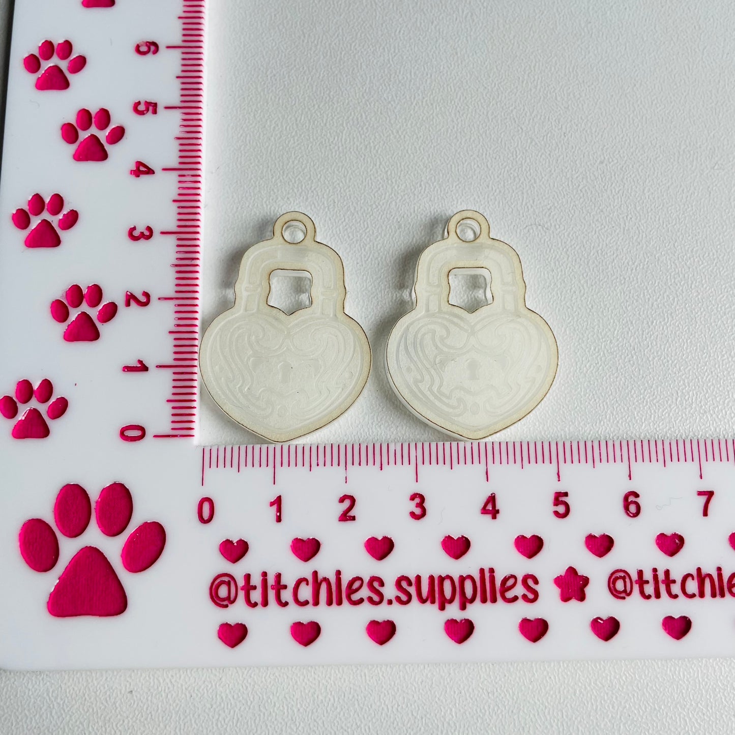 Elegant Padlock Earring Mould