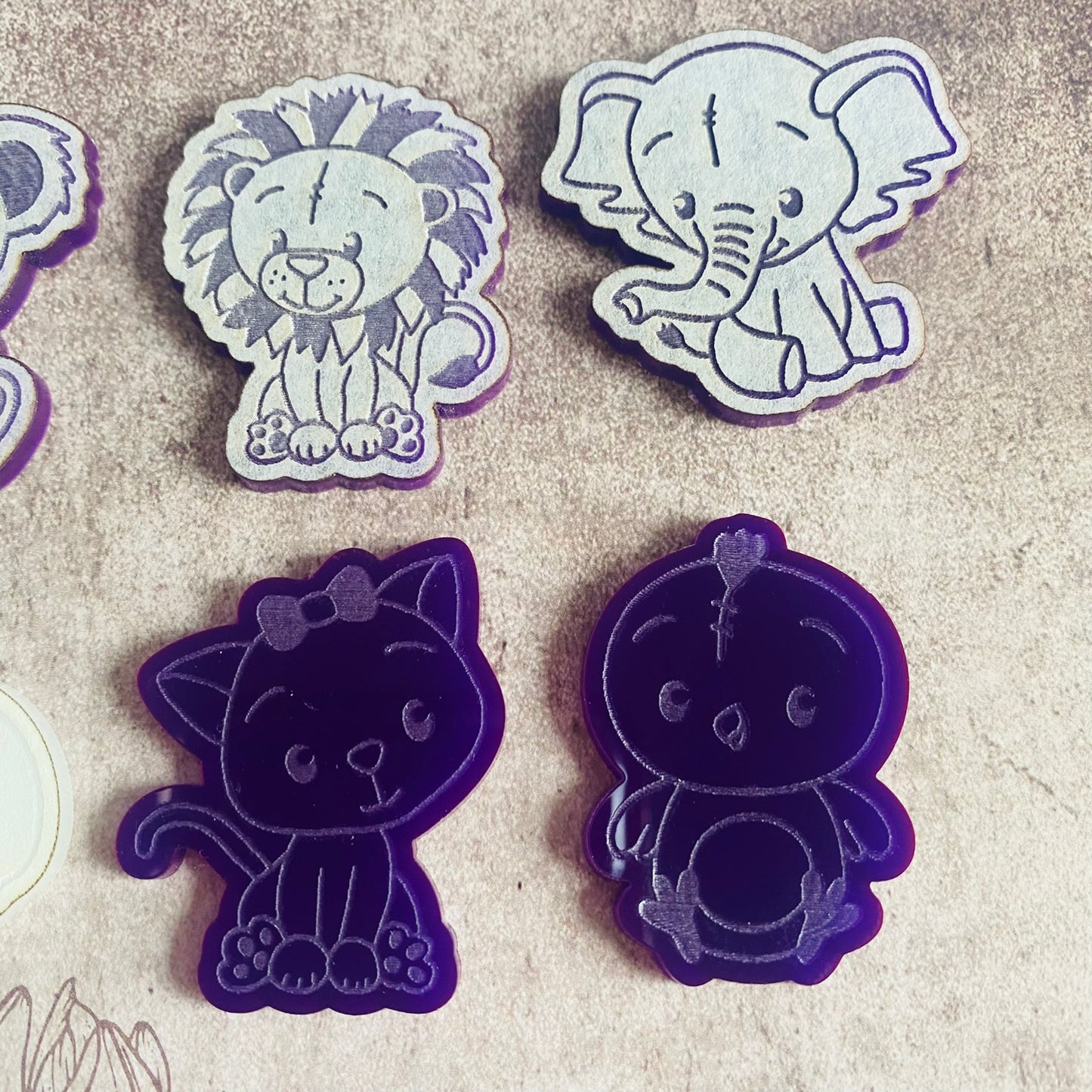 Cute Animals Cab Mould - Choose The Design