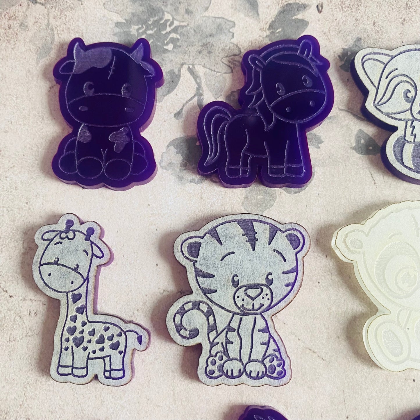Cute Animals Cab Mould - Choose The Design