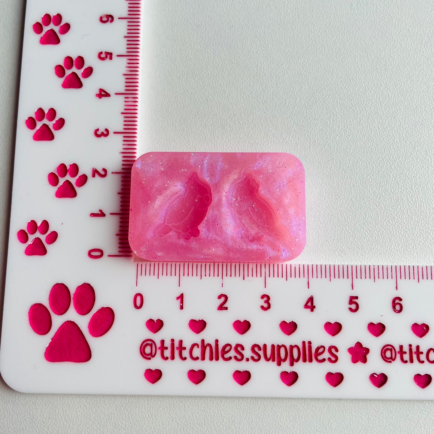 Cockatiel Stud Earring Mould