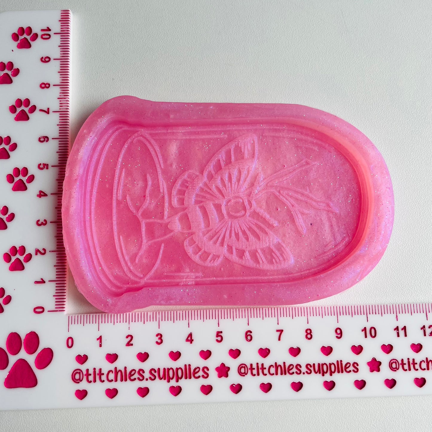 Moth Jar Wall Hanging Mould, 6mm Thick