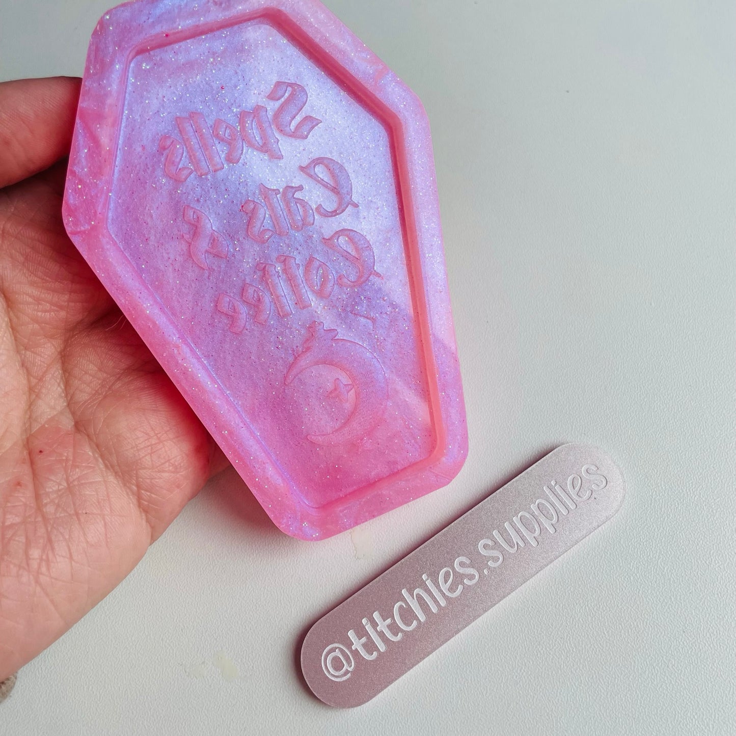Spells, Cats and Coffee Wall Hanging Mould, 6mm Thick