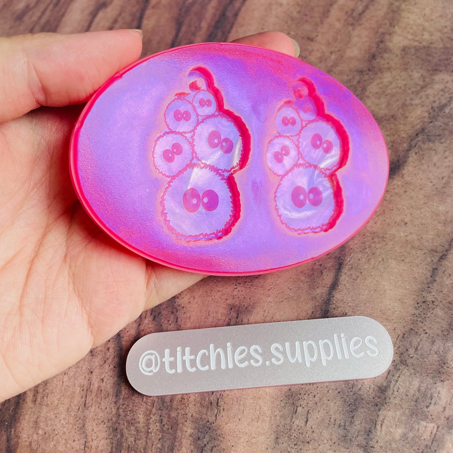 Fuzzy Pile Earring Mould