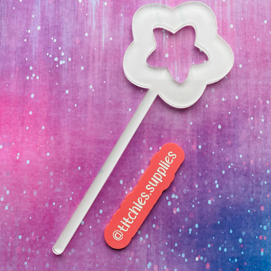 XL Chubby Star Wand Mould, 5mm Thick