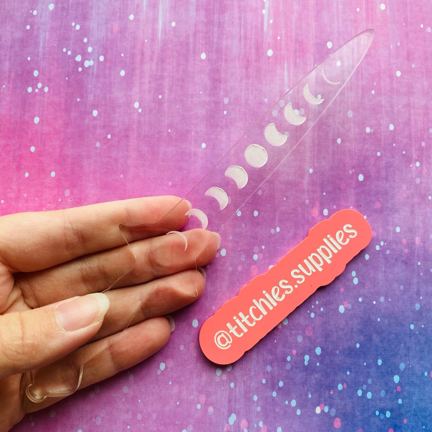 XL Moon Phase Dagger Mould, 5mm Thick