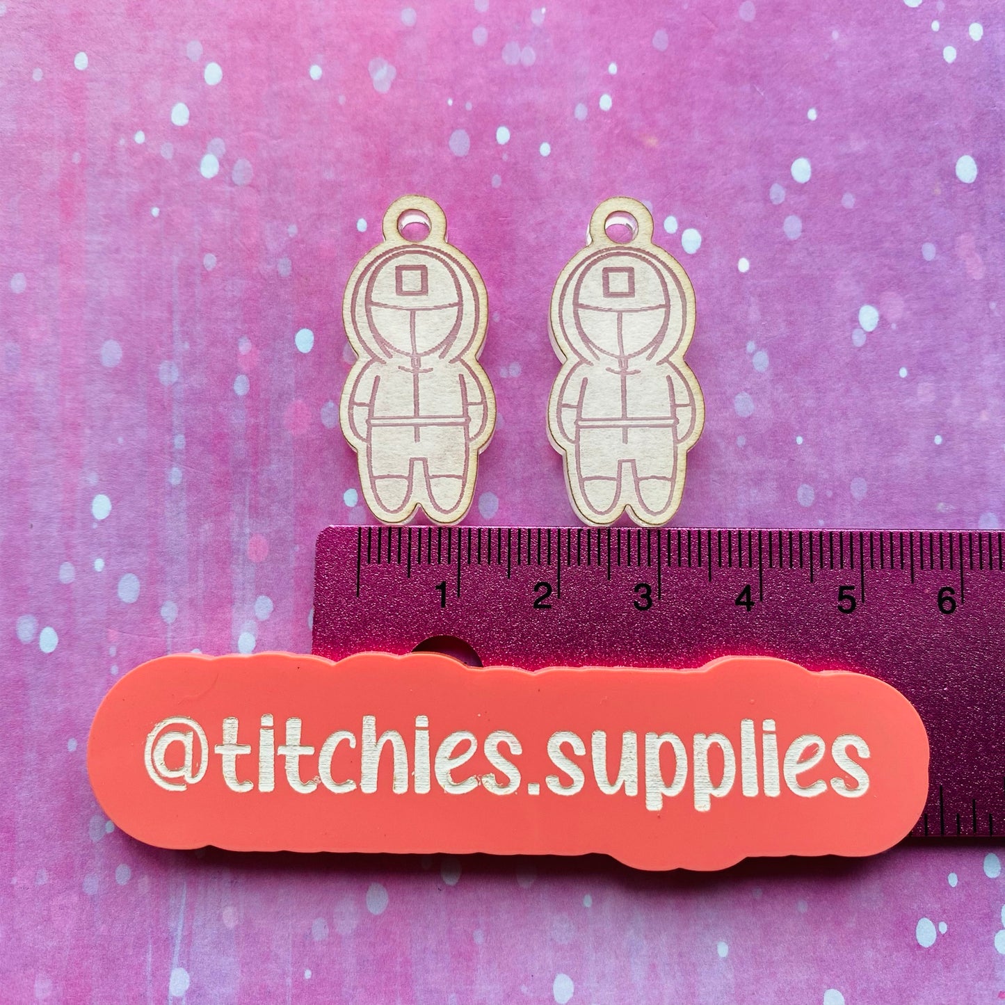 SG Squid Soldier Square Earring Mould