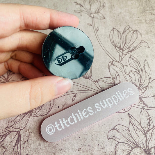 Mini Mould - Double Heart Paddle, 6mm Thick