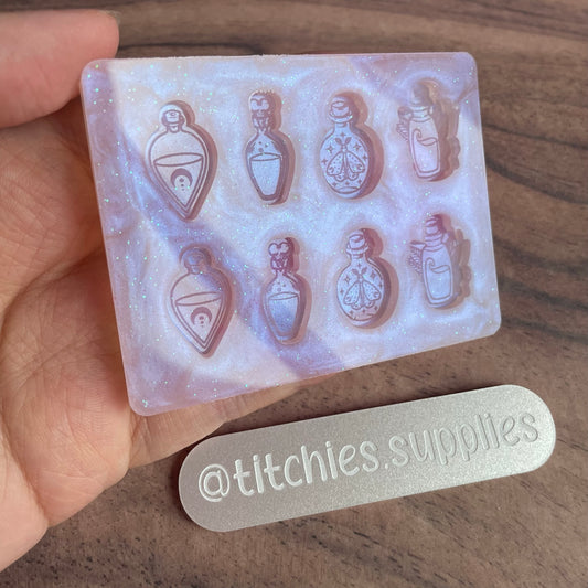 Potion Bottles Stud Palette Mould