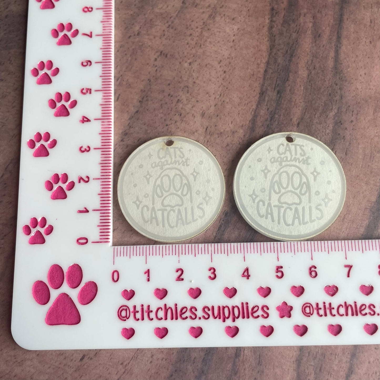 Cats Against Cat Calls Earring Mould