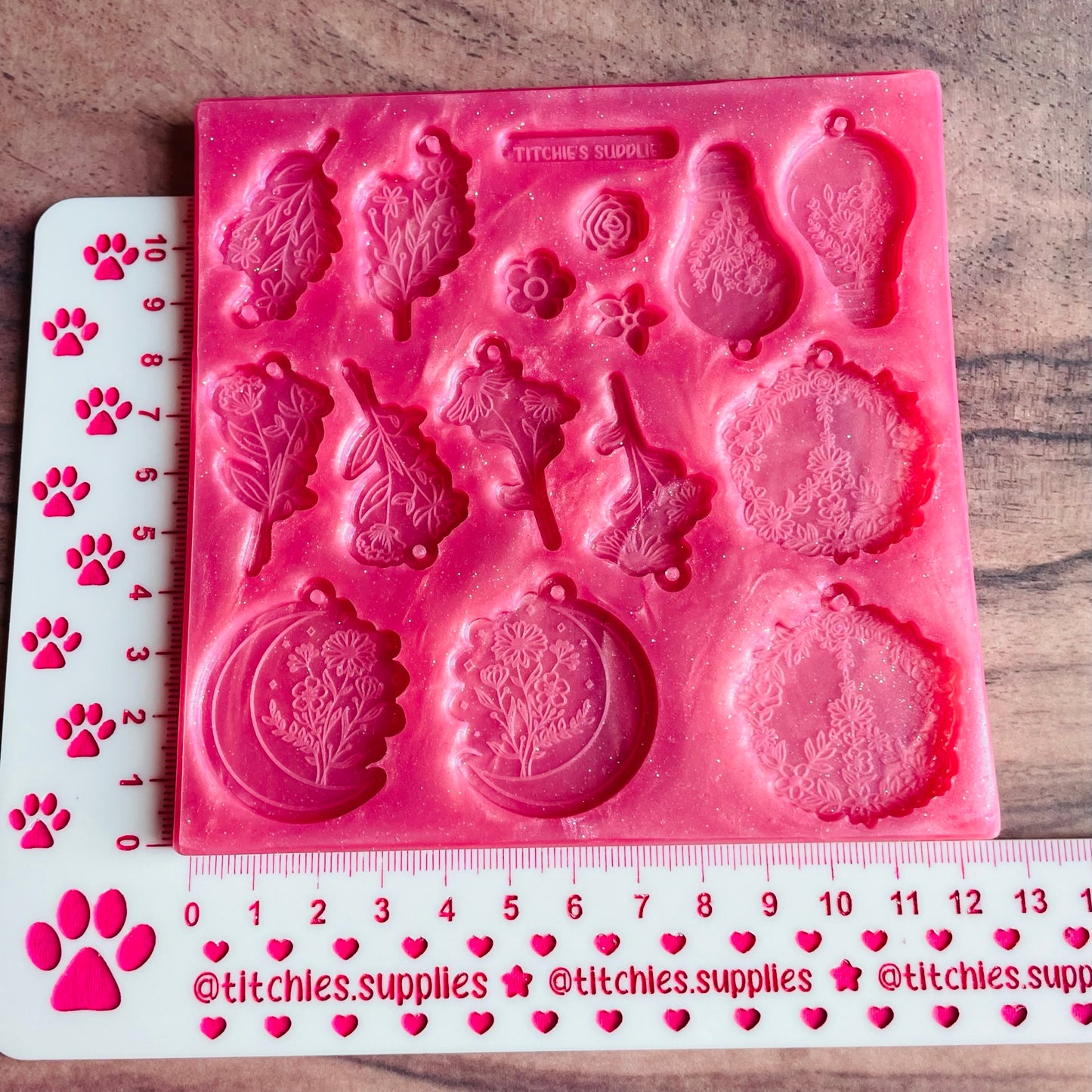 Wildflower Earring Palette Mould