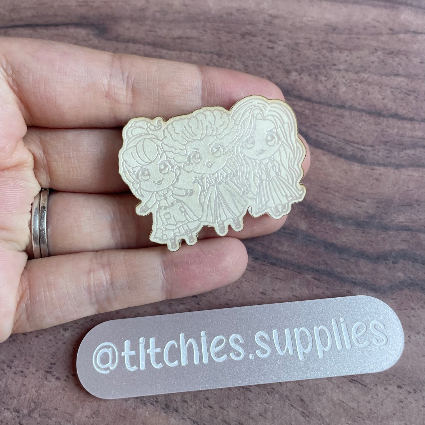 Kawaii Witches Cab Mould, 6mm Thick