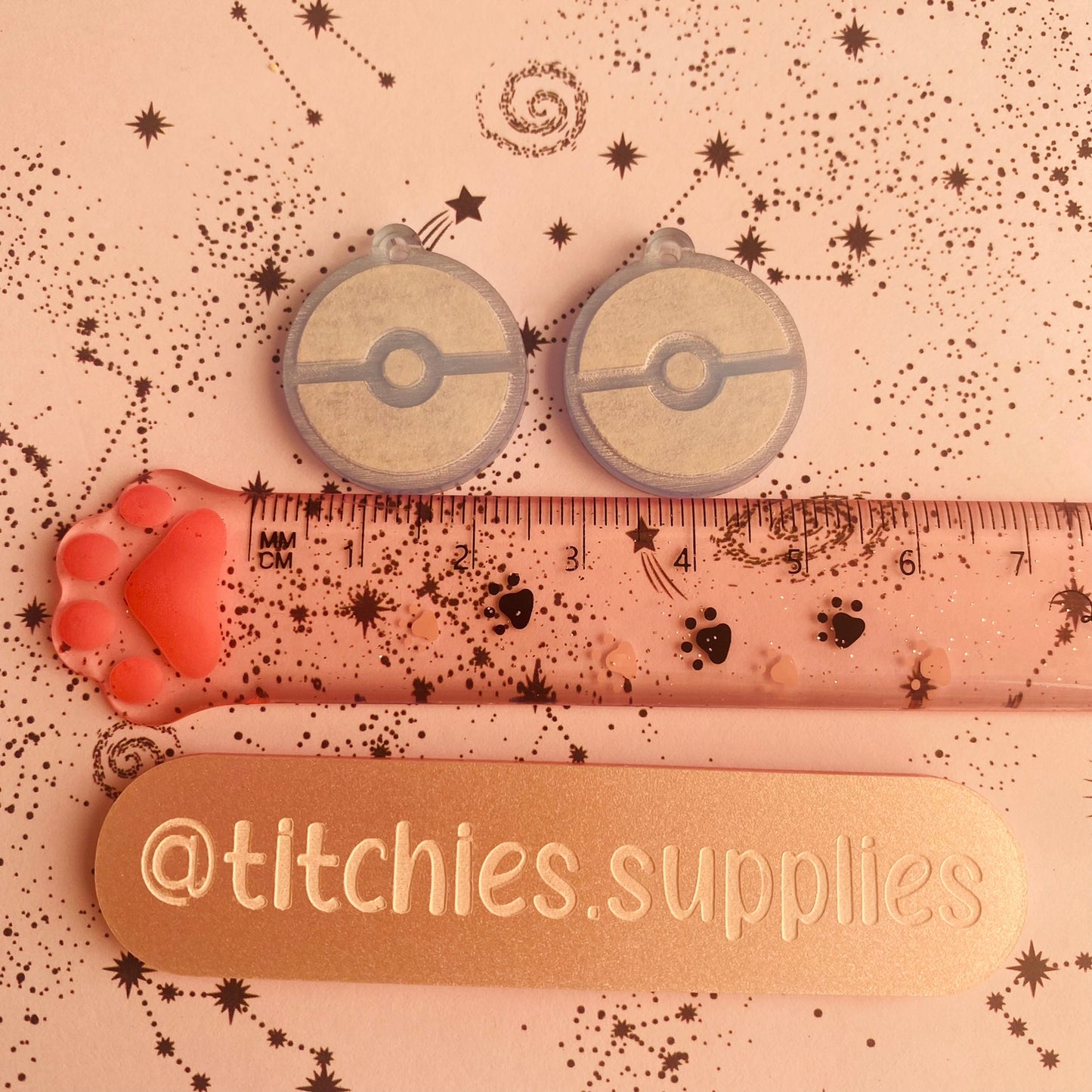 Striped Ball Earring Mould