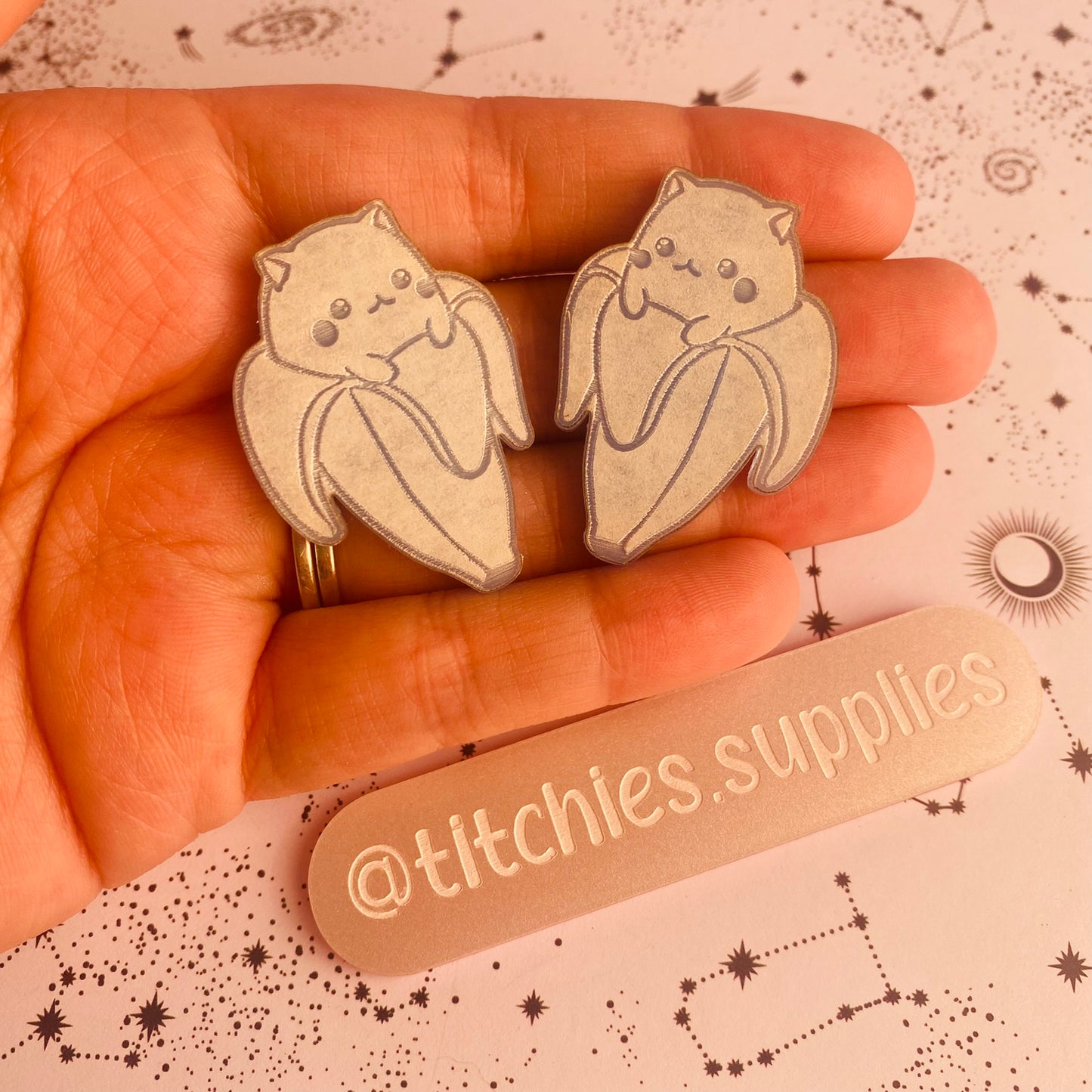 Banana Cats Pair Mould