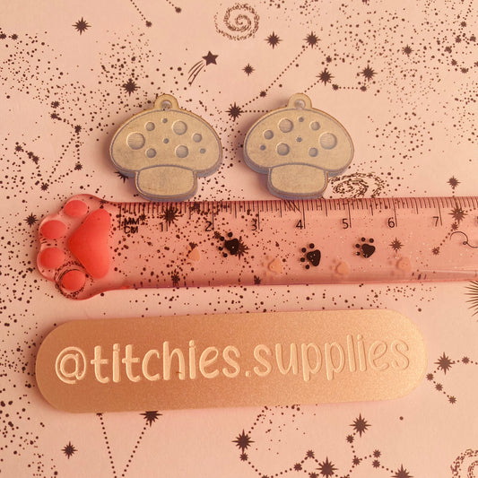 Kawaii Toadstool Earring Mould