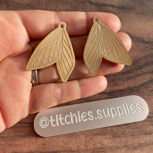 Cottage Core Wings Earring Mould