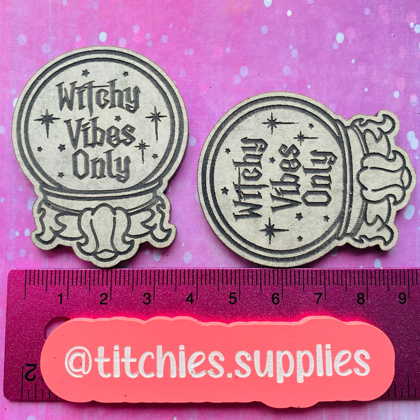 Witchy Vibes Only Earring Mould