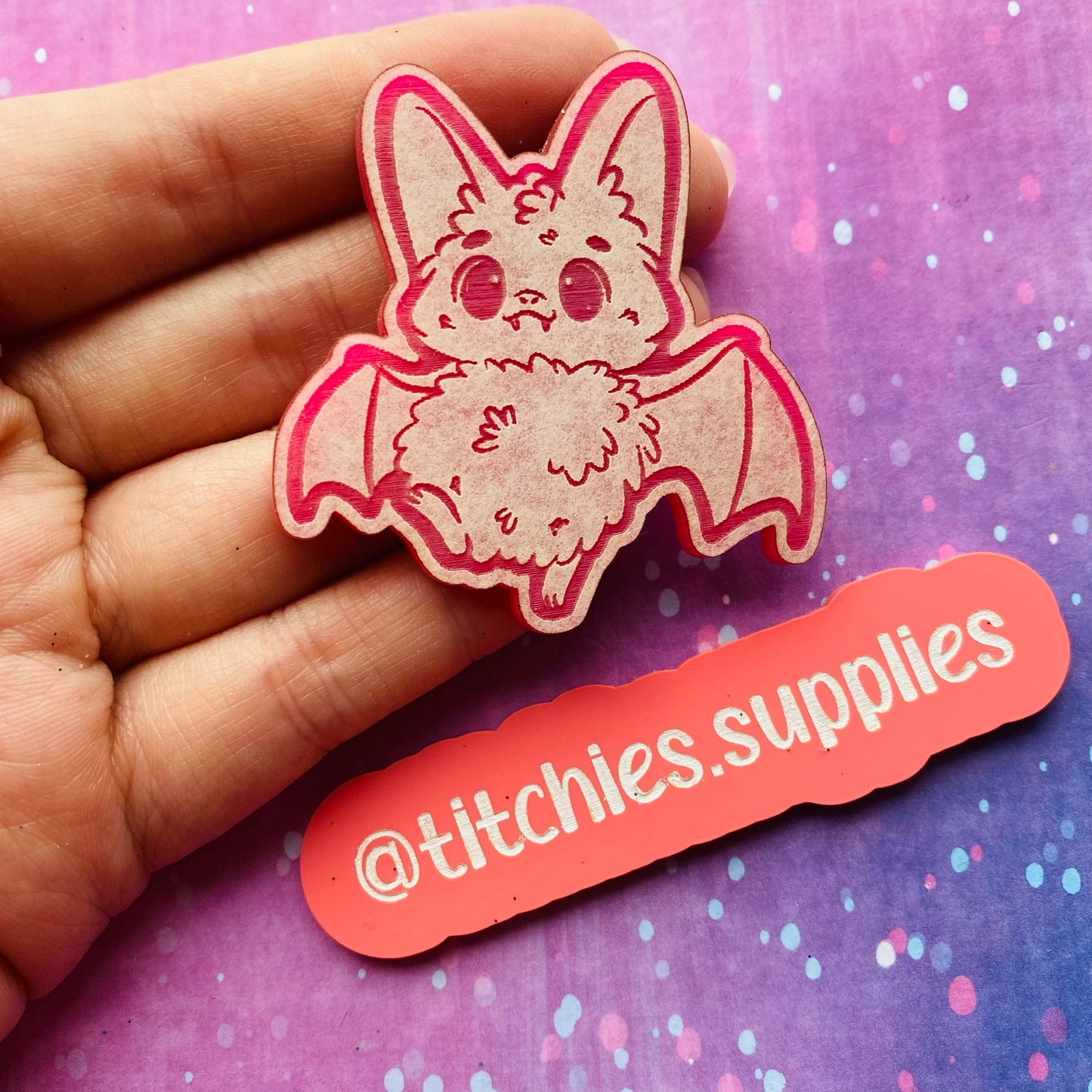 Cute Fluffy Bat Cab Mould