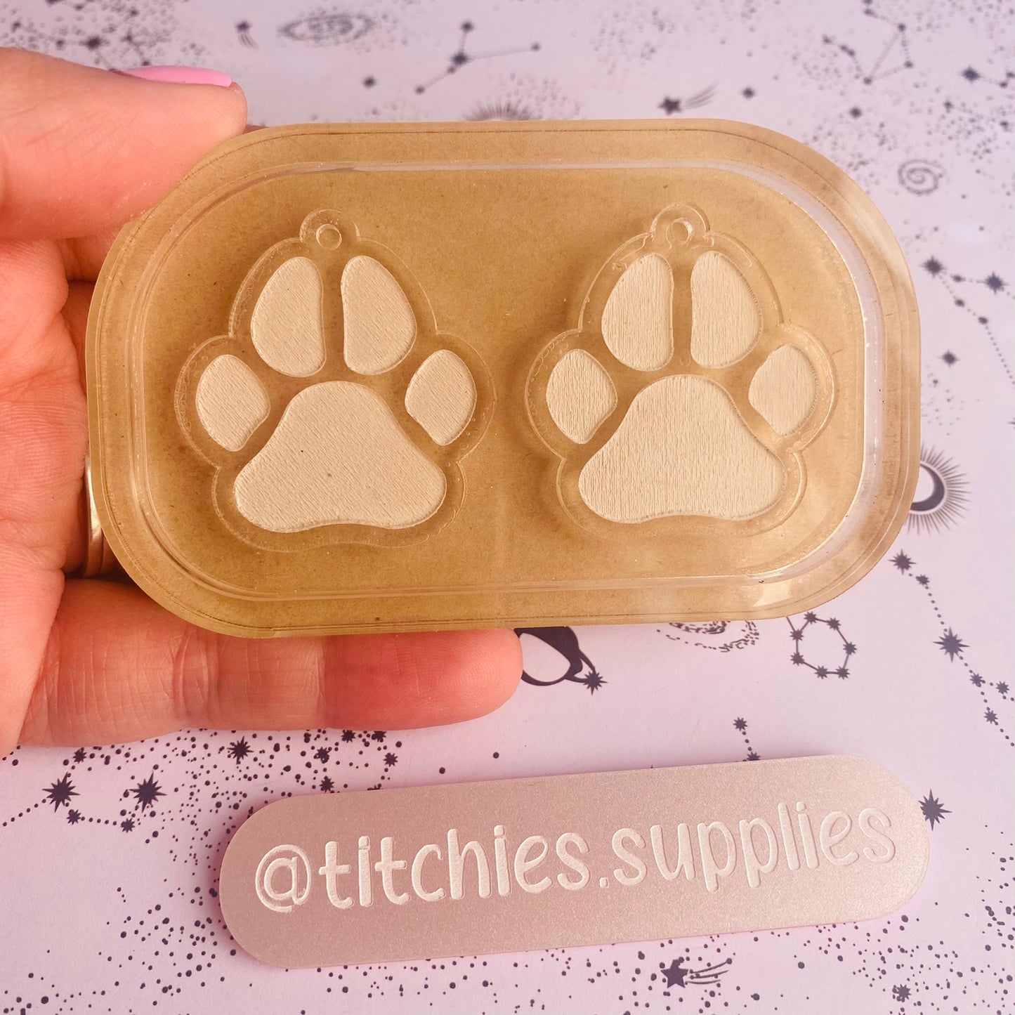 Paw Earring Mould