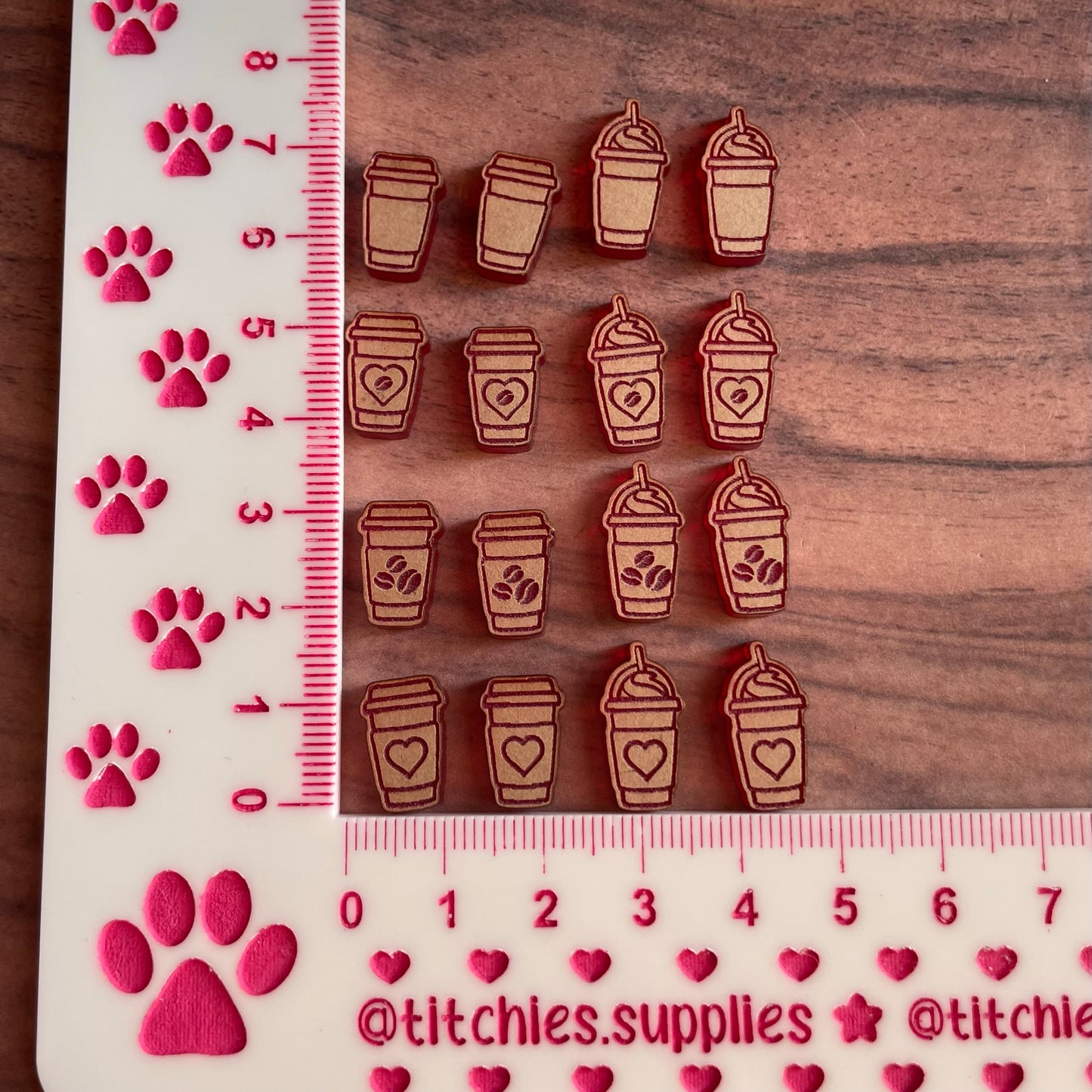 Tiny Coffee Cup Earring Mould - Choose The Design