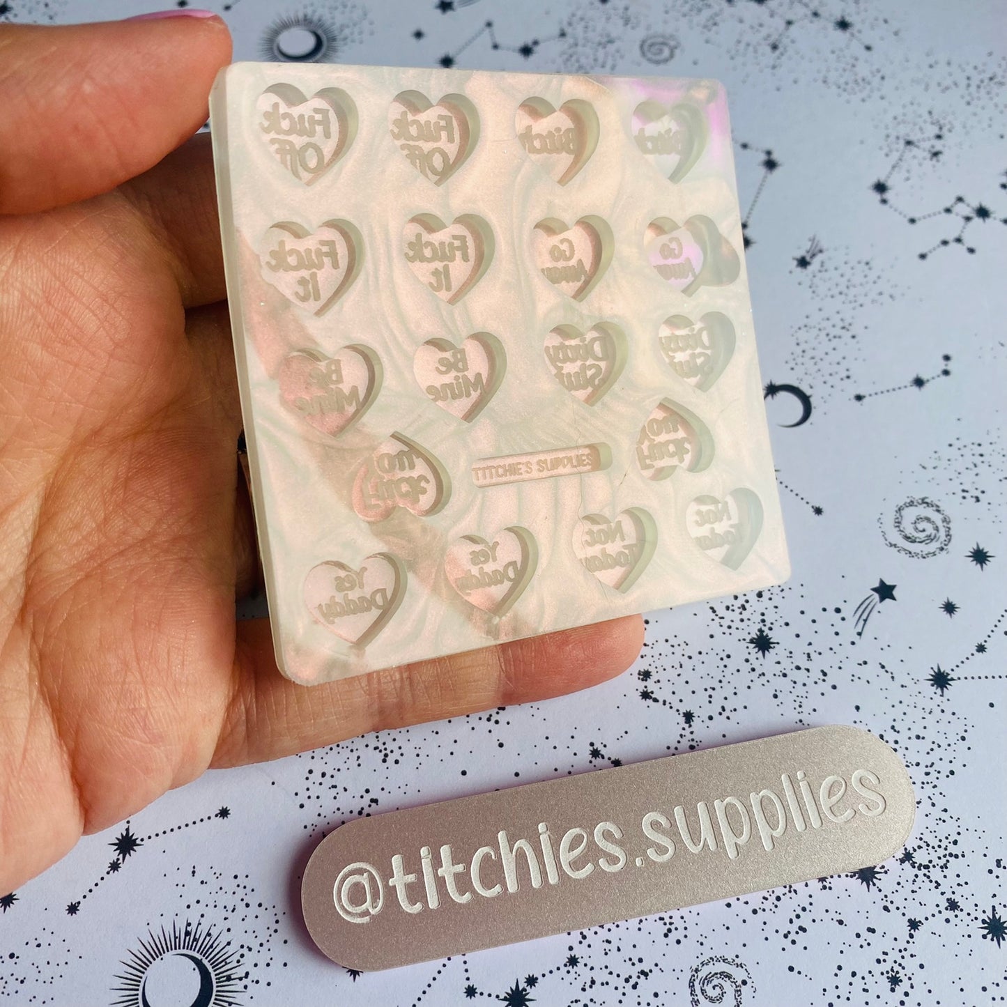 Naughty Hearts Pairs Mini Palette Mould