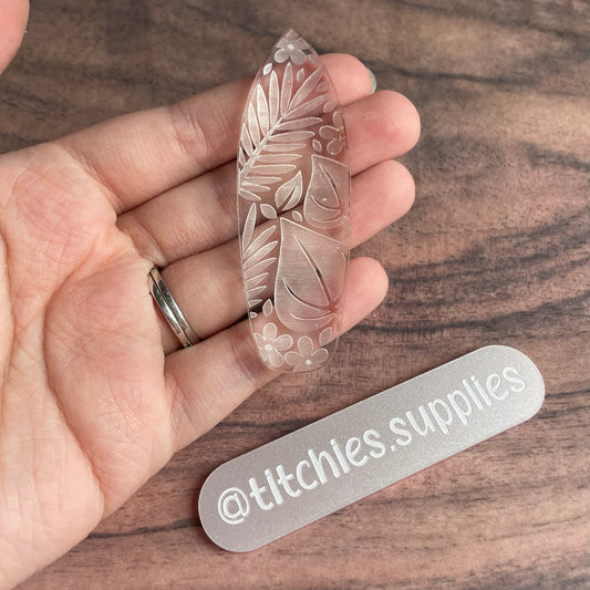 Leaves Surfboard Clip Mould. 6mm Thick