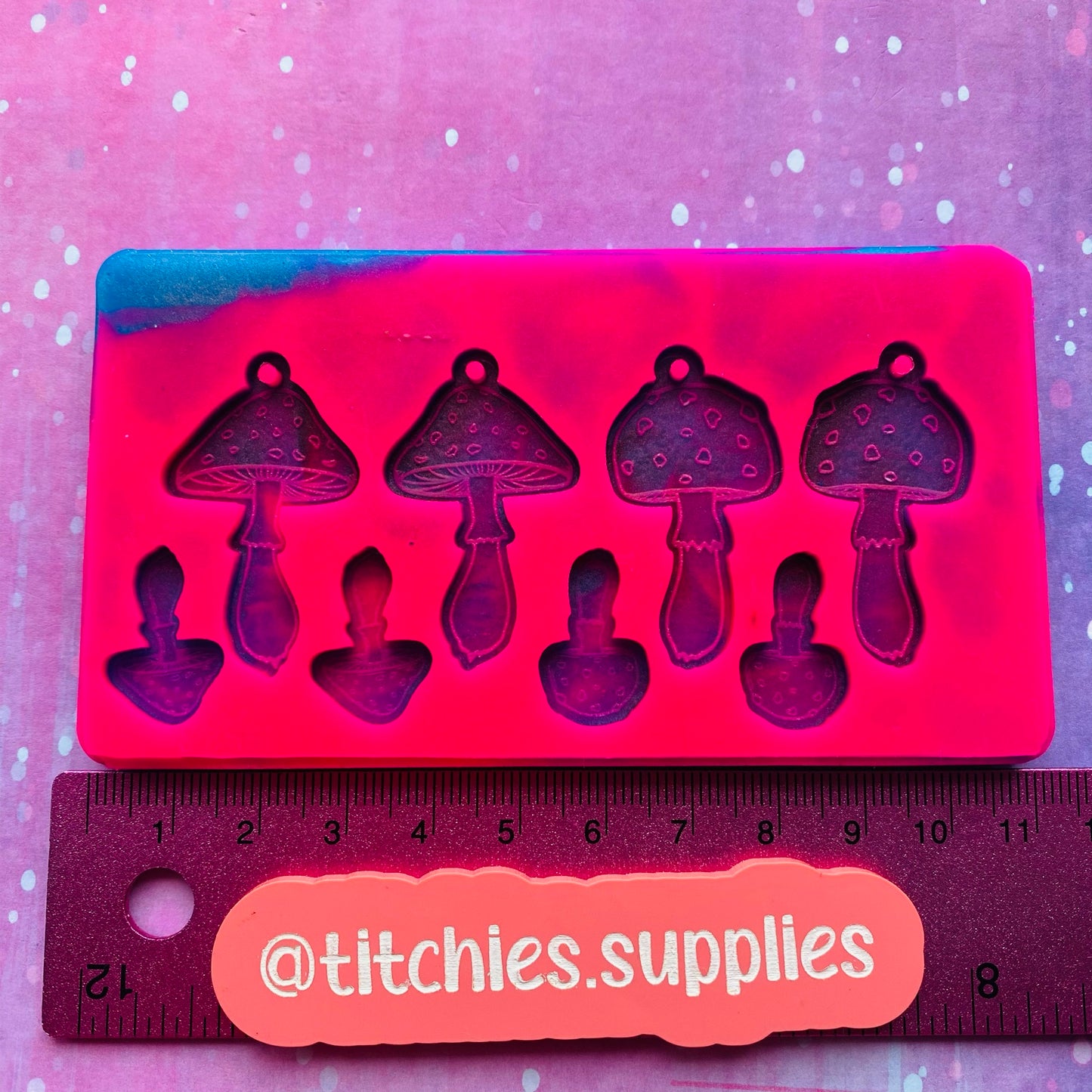 Mushroom Earrings Palette Mould