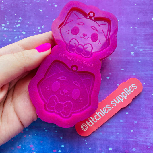 Cat Earring Mould - Nichiiexe Designs