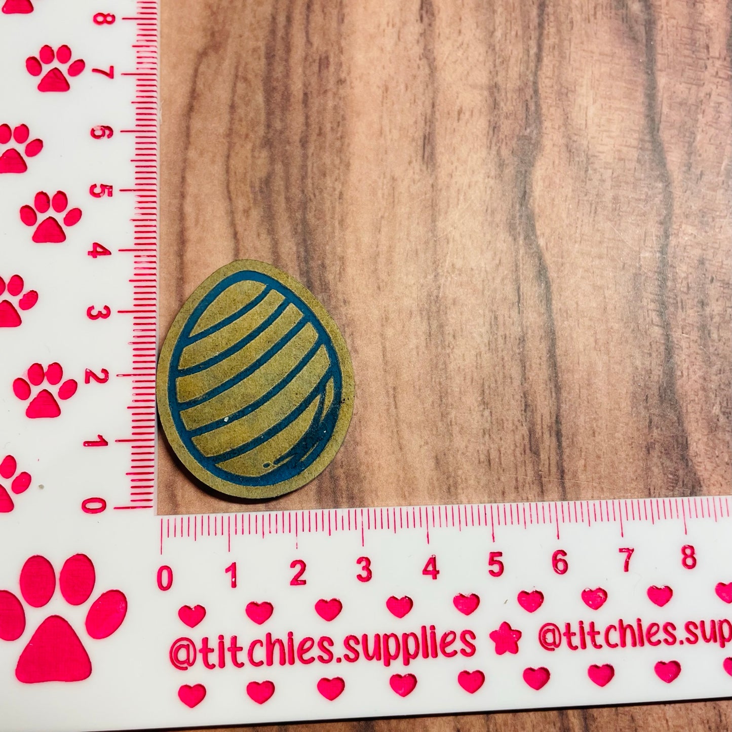 Destash Blanks - striped egg