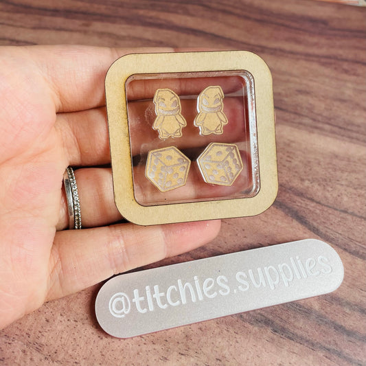 Dice and Character Stud Palette Mould
