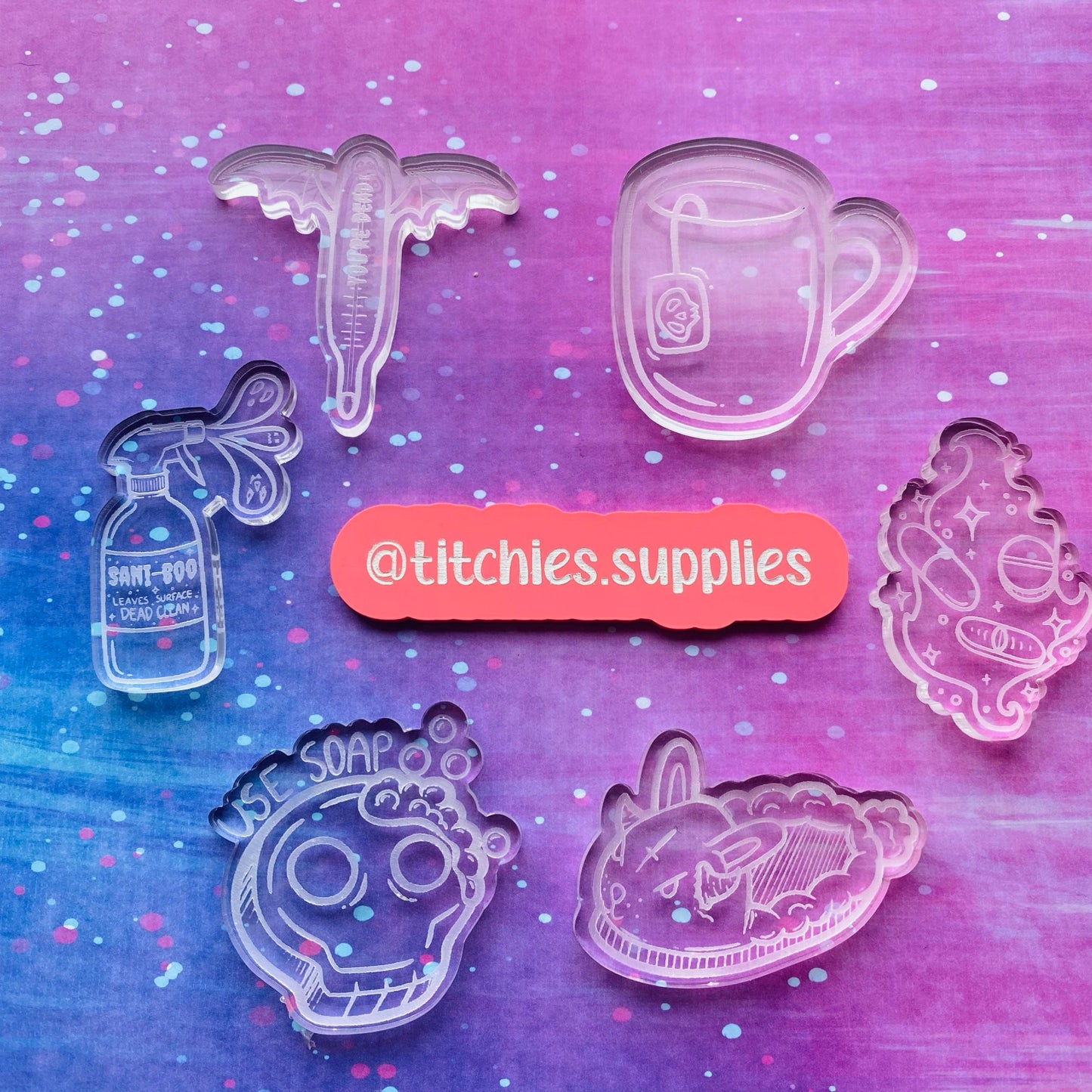 Spooky Pandemic Moulds, 5mm Thick