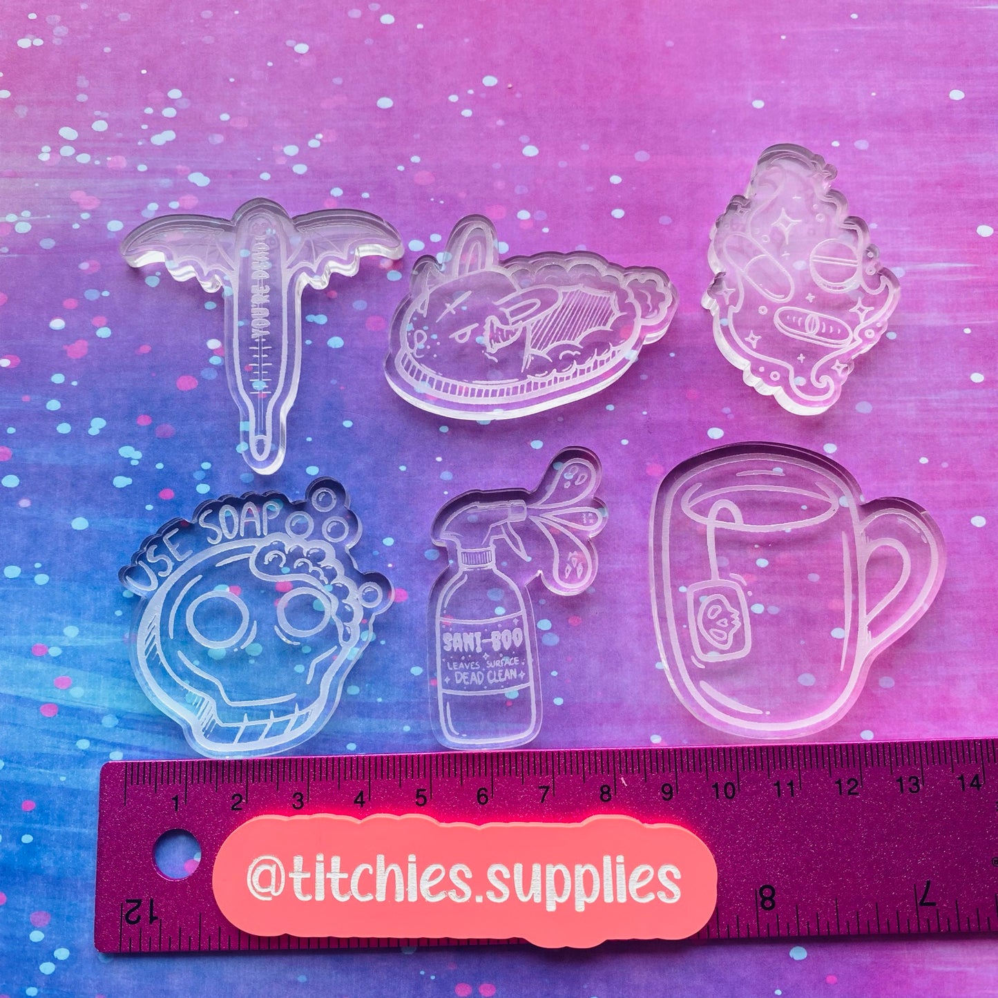 Spooky Pandemic Moulds, 5mm Thick